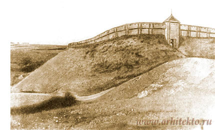 Укрепления древнерусского города. Реконструкция XI-XII вв. - www.Arhitekto.ru