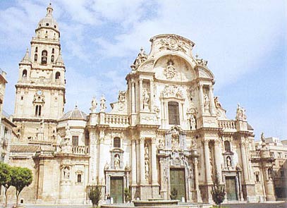 Фасад собора в Мурсии - www.Arhitekto.ru